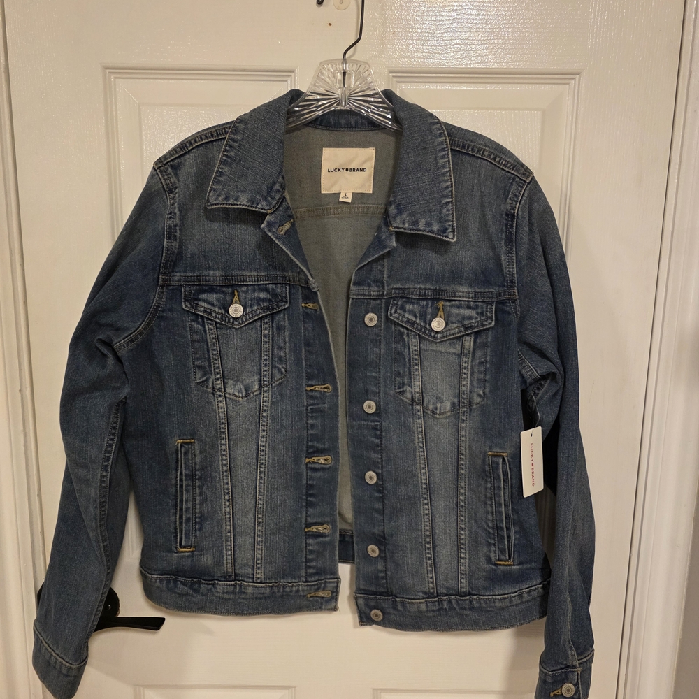 Lucky Brand Classic Blue Jean Jacket